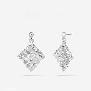 Luxurious Series Elegant Geometric Shape Copper Women's Dangle Earrings h5 Picture3