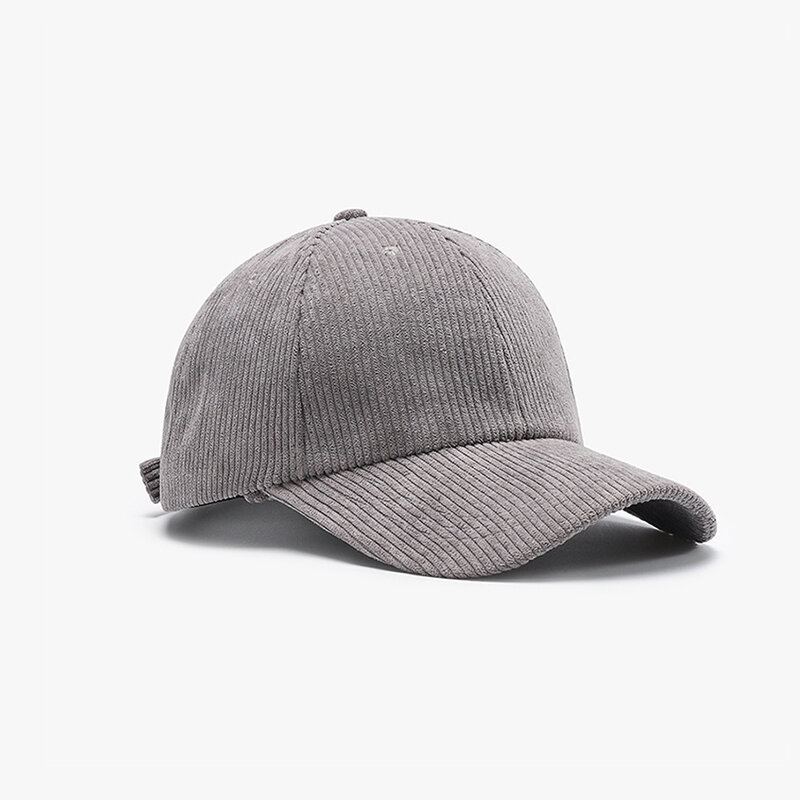 Solid Color Corduroy Baseball Cap h5Picture2