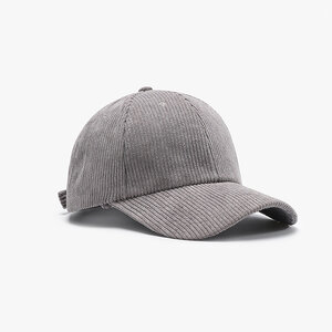 Solid Color Corduroy Baseball Cap h5 Picture2