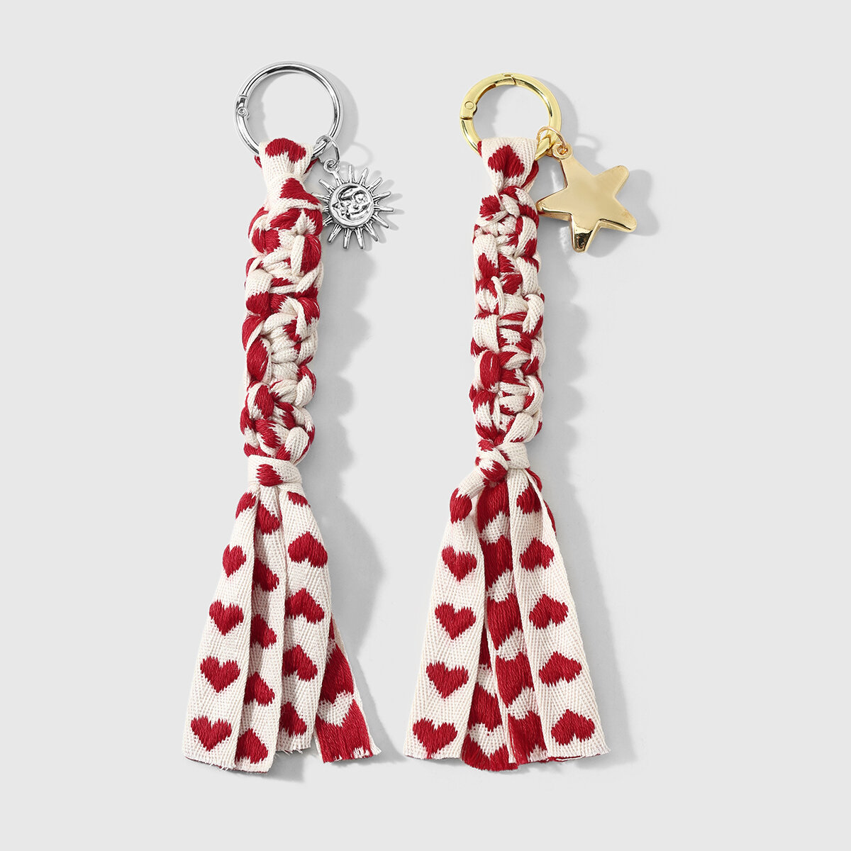 Simple Series Daily Heart Star Alloy Bag Charms