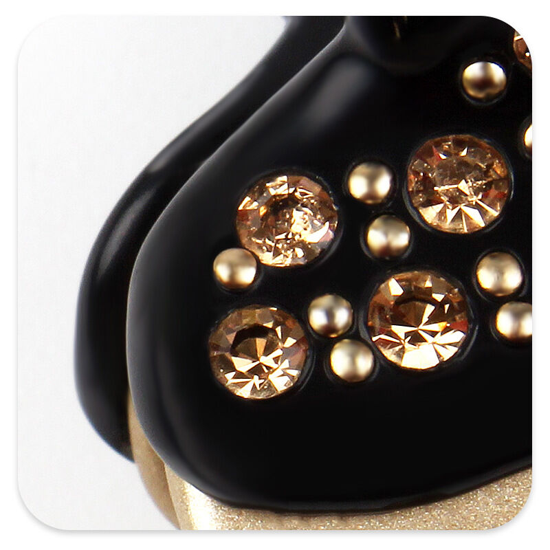 Luxurious Series Simple Solid Color Acetate Rhinestone Hair Claws h5Picture8