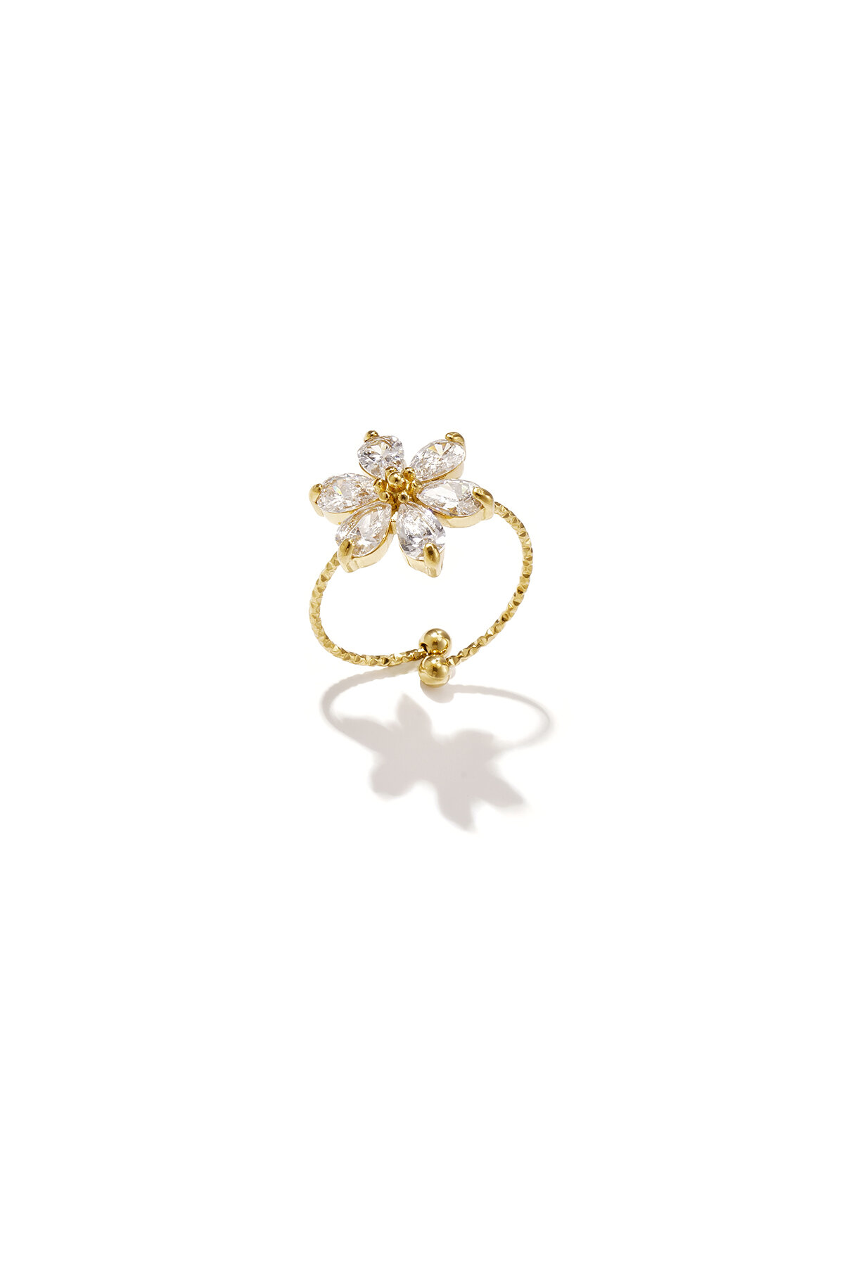 Statement-Ringe Aus Edelstahl, Blumenmuster, Schlichte Serie, Damenschmuck h5 
