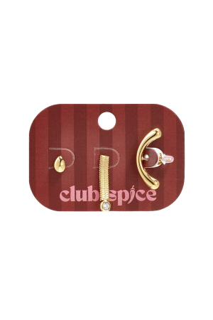 Edelstahl-Ohrringsets, Unregelmäßige Form, Schlichte Alltags-Serie, Damenschmuck h5 Bild3
