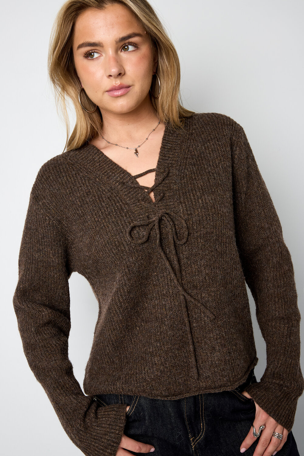Lace Up Sweater h5Picture6