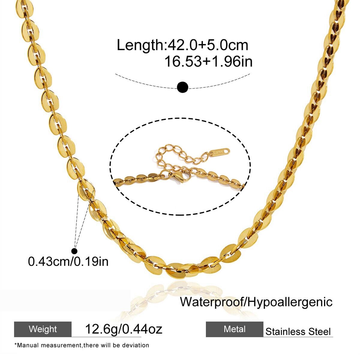 Collares Con Colgante Para Mujer, De Acero Inoxidable Con Circonita, Forma Geométrica Sencilla, Resistentes Al Agua Y Color Dorado. h5 