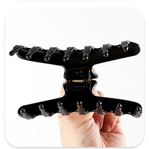 Simple Series Retro Leopard Print Acetate Rhinestone Hair Claws h5 Picture8