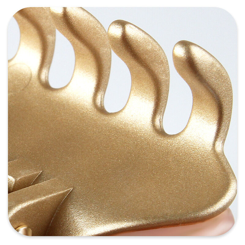 Luxurious Series Simple Solid Color Acetate Rhinestone Hair Claws h5Picture6