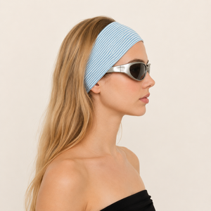 Simple Series Sweet Flower Stripe Polka Dots Polyester Hair Bands h5 Picture2
