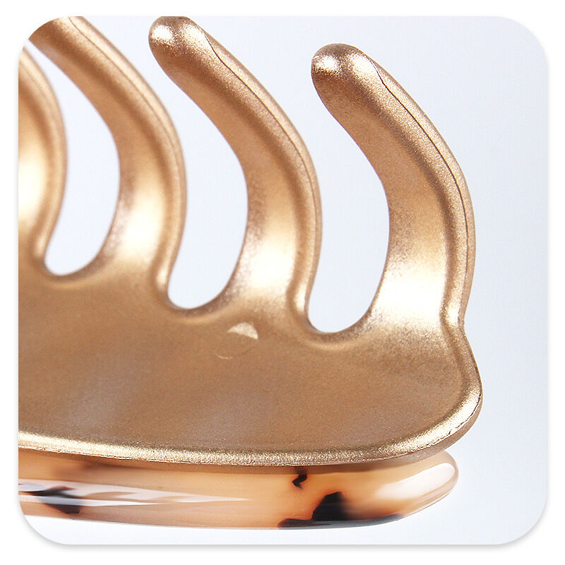 Simple Series Retro Patchwork Leopard Print Acetate Hair Claws h5 Picture7