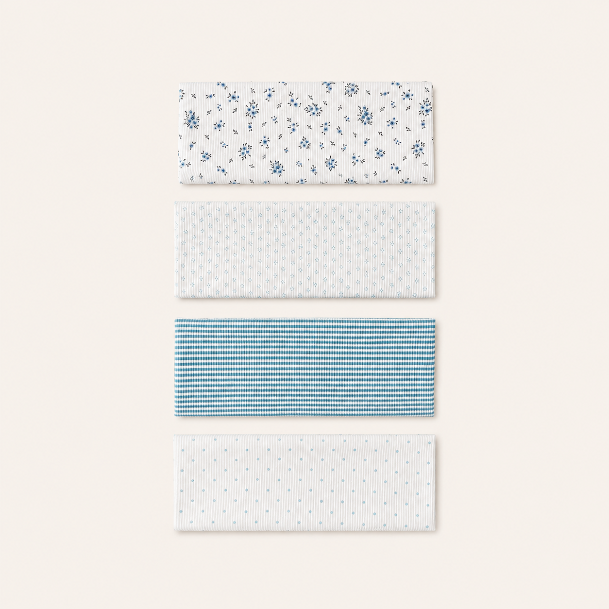 Simple Series Sweet Flower Stripe Polka Dots Polyester Haarbanden