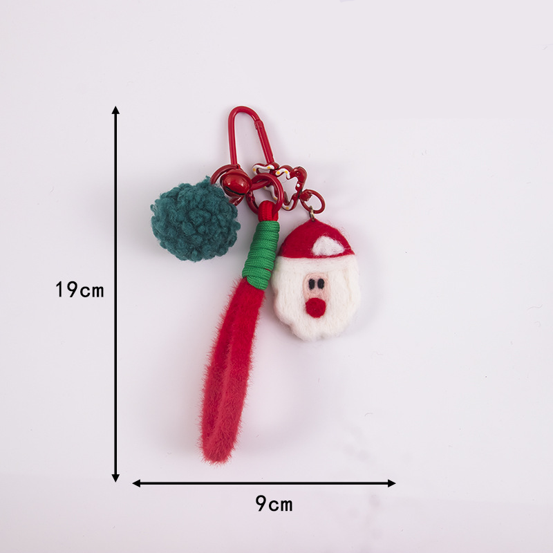 Simple Series Cute Twist Christmas Mixed Color Woven Polyester Bag Charms h5Picture7