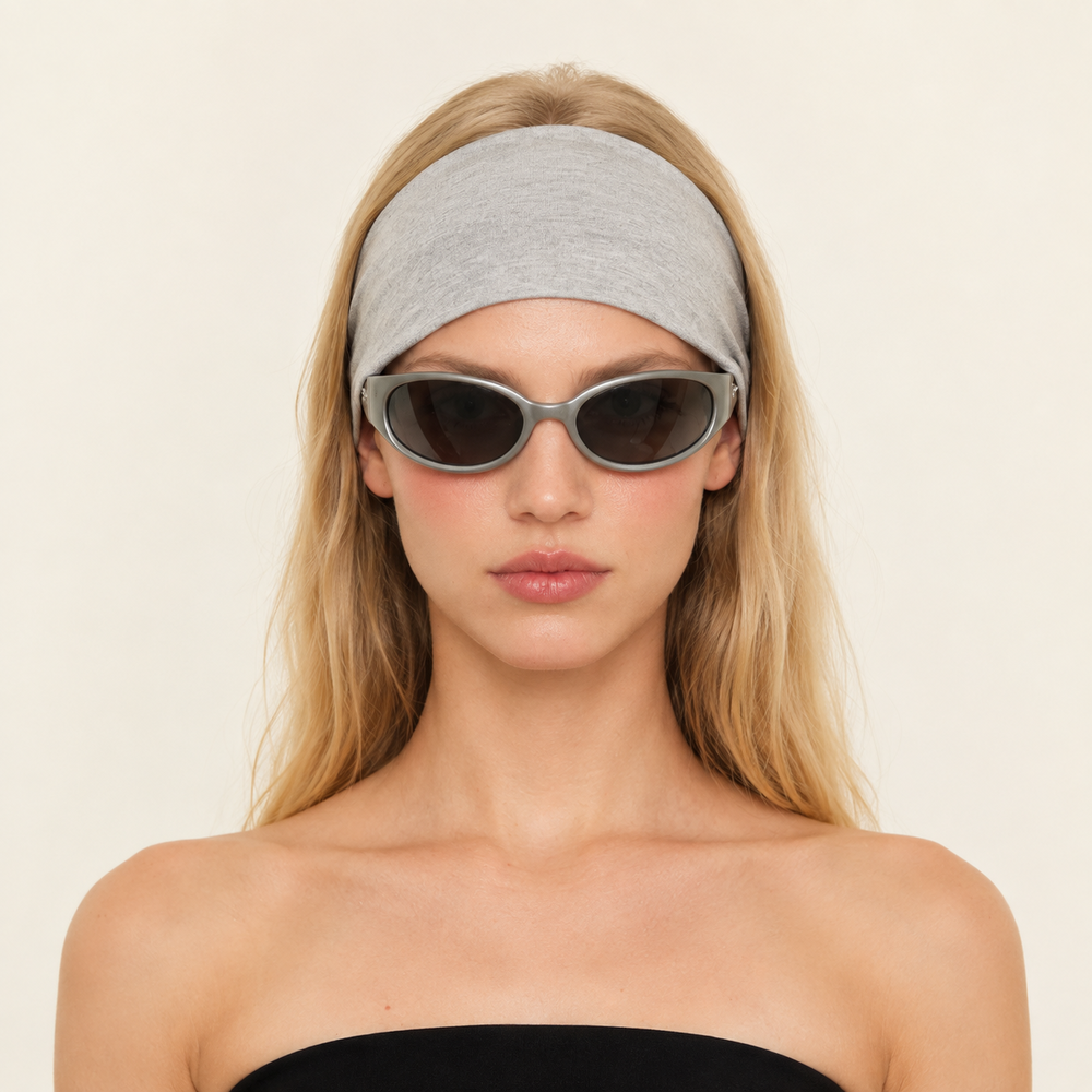 Simple Series Daily Solid Color Polyester Hair Bands h5Picture3