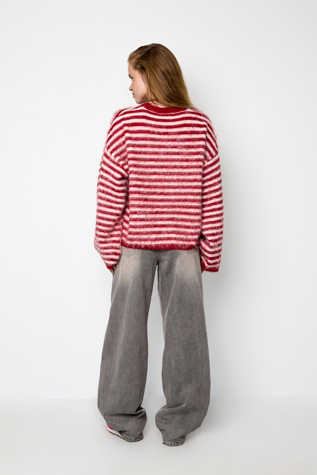 Polyester Fiber (Polyester) Knit Sweaters Stripes Fall/Winter  Clothes h5 Picture8