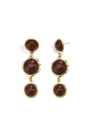 Stainless Steel Dangle Earrings Circle Elegant Gathering/Party Luxurious Series Women's Jewelry h5 
