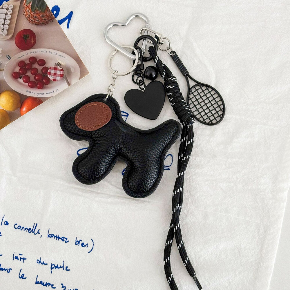 Niedliche Pu-Hunde-Taschenanhänger