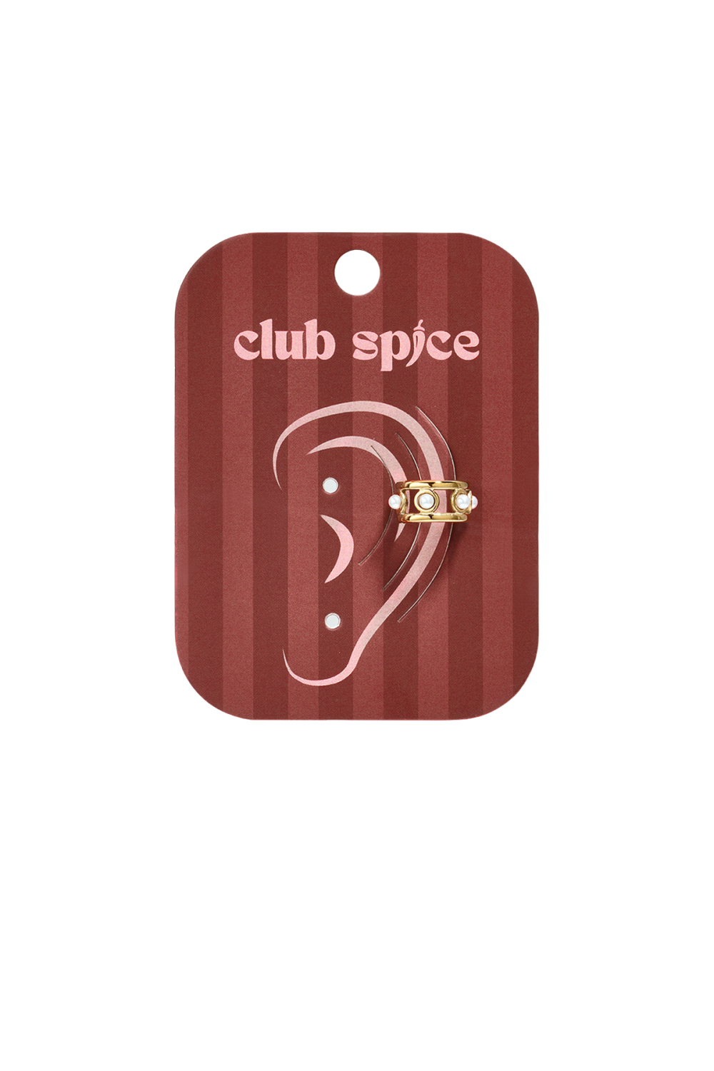Pendientes De Aro De Acero Inoxidable Calados, De La Serie Simple Daily Simple Para Mujer. h5Imagen2