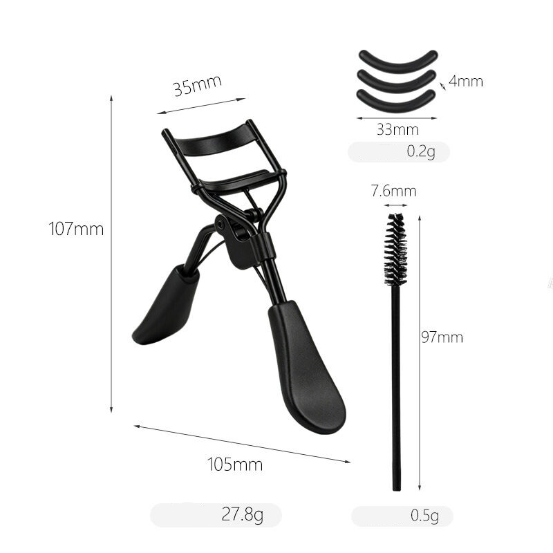Einfache Serie Wimpernzange Aus Metall, Täglich, Einfarbig