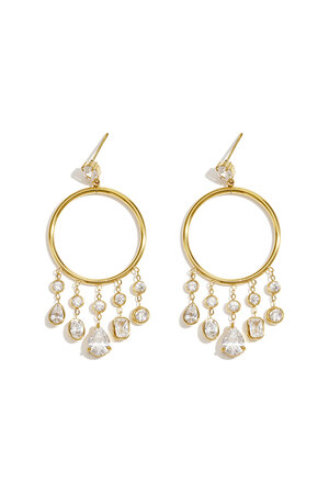 Stainless Steel Dangle Earrings Droplet Elegant Gathering/Party Luxurious Series Women's Jewelry h5
