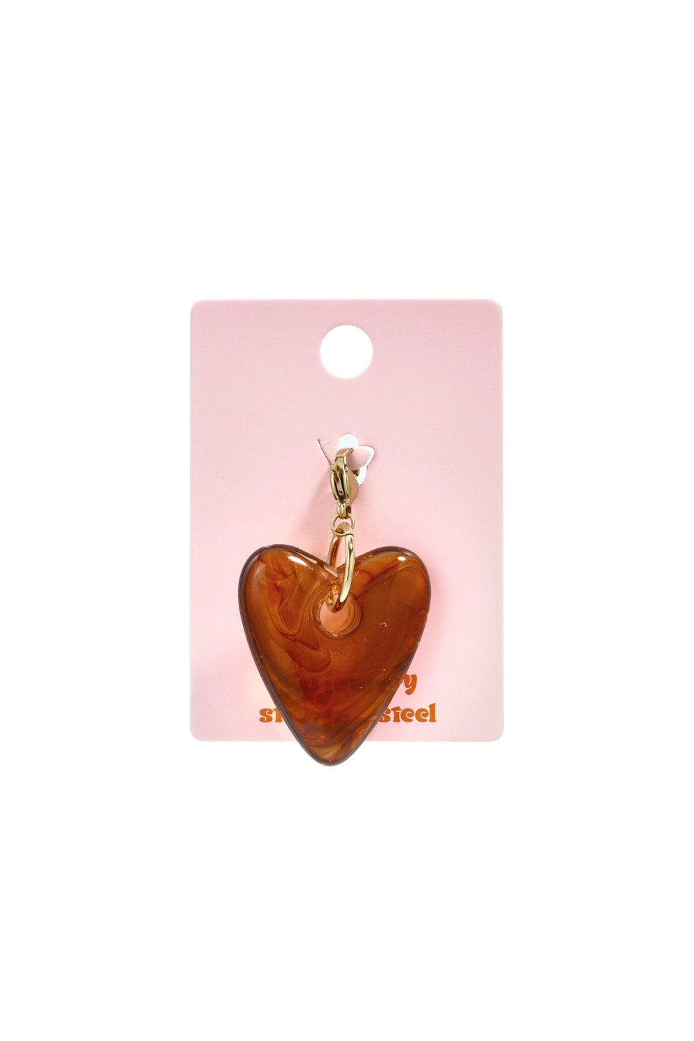 Resin Jewelry Findings Heart Simple Daily Simple Series Women's Jewelry Picture4