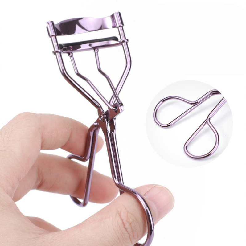 Wimpernzange Aus Metall, Einfach, Einfarbig, Mit Farbverlauf h5Bild5