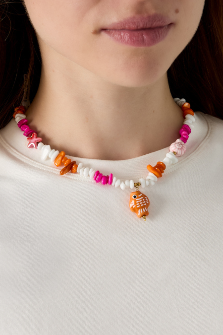 Ceramics Beaded Necklaces Fish Casual Daily Romantic Series Women's jewelry 2