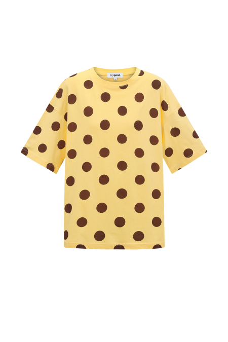 Ein-Schulter-Top mit Polka-Dots 2