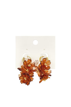 Ohrringe Aus Edelstahlperlen, Schlichtes Blumenmuster, Schlichte Alltags-Serie, Damenschmuck h5 Bild3