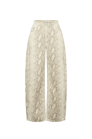 Snake Print Jeans h5 
