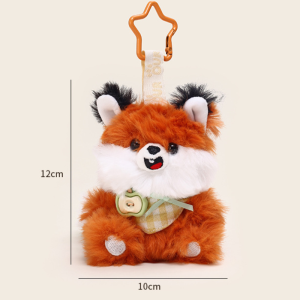 Simple Series Cute Animal Solid Color Cartoon Plaid Star Strawberry Polyester Bag Charms h5 Picture4
