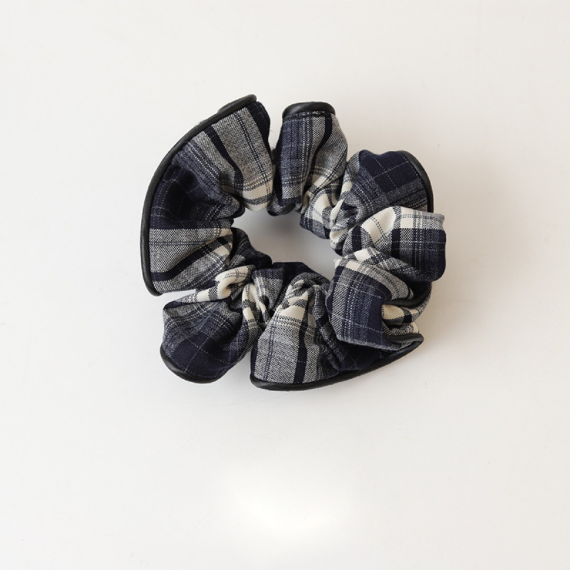 Simple Series Retro Plaid Mixed Color Fabric Scrunchies 