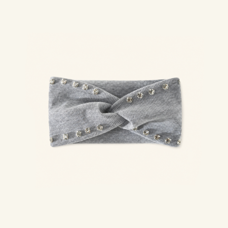 Simple Series Daily Solid Color Polyester Rhinestone Hair Bands