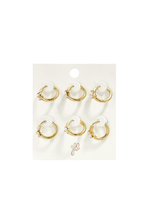 Roestvrijstalen Oorbellen Setjes Circle Simple Daily Simple Serie Dames Sieraden h5 Afbeelding3