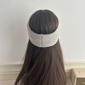 Simple Series Casual Letter Twist Stripe Polka Dots Mixed Color Polyester Rhinestone Hair Bands h5 Picture5