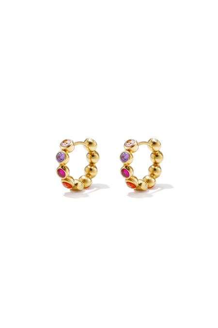 Pendientes De Aro De Acero Inoxidable Circle Simple Daily Simple Series Joyería Para Mujer