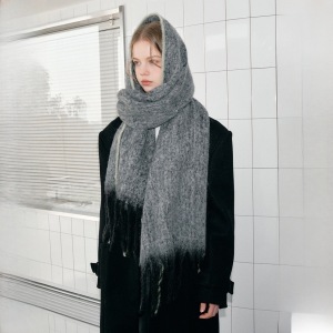 Simple Series Retro Tassel Mixed Color Winter Scarves h5 Picture4