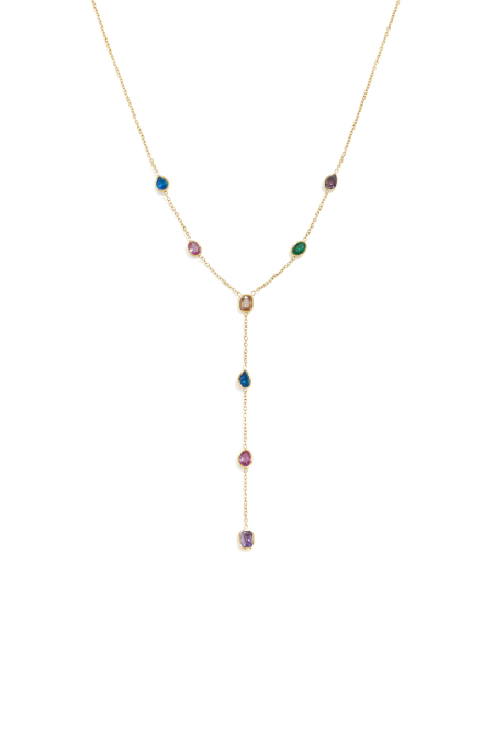 Halsketten Mit Anhänger Aus Edelstahl, Geometrische Form, Lässig-Schlichte Serie, Damenschmuck