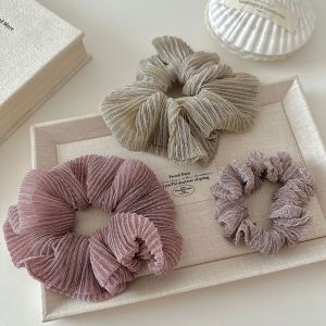 Simple Series Daily Solid Color Fabric Scrunchies h5 Picture3