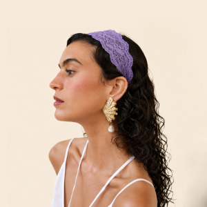Simple Series Elegant Flower Hollowed-Out Lace Hair Bands h5 Picture2