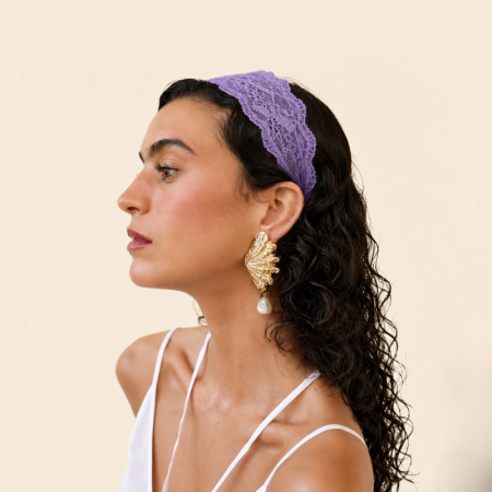 Simple Series Elegant Flower Hollowed-Out Lace Hair Bands 2