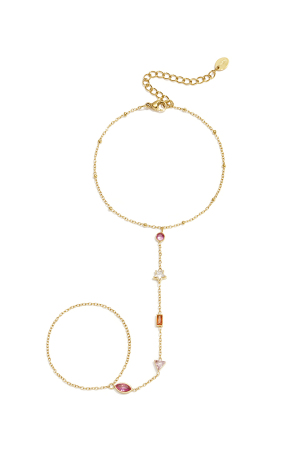 Handkette Aus Edelstahl, Geometrische Form, Schlichte Serie, Damenschmuck h5