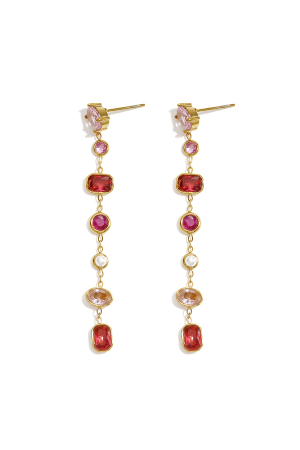 Stainless Steel Dangle Earrings Geometric Shape Elegant Daily Luxurious Series Women's Jewelry h5 