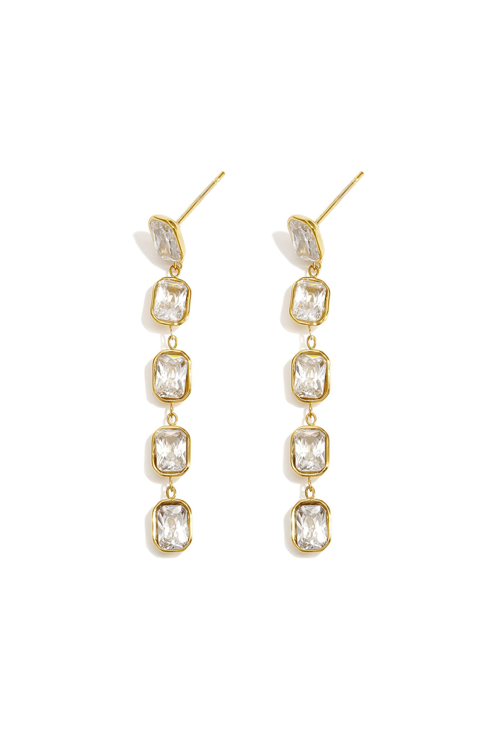 Orecchini Pendenti In Acciaio Inossidabile, Forma Geometrica, Eleganti, Perfetti Per Feste E Occasioni Speciali, Serie Di Lusso, Gioielli Da Donna.