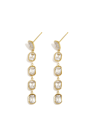 Orecchini Pendenti In Acciaio Inossidabile, Forma Geometrica, Eleganti, Perfetti Per Feste E Occasioni Speciali, Serie Di Lusso, Gioielli Da Donna. h5