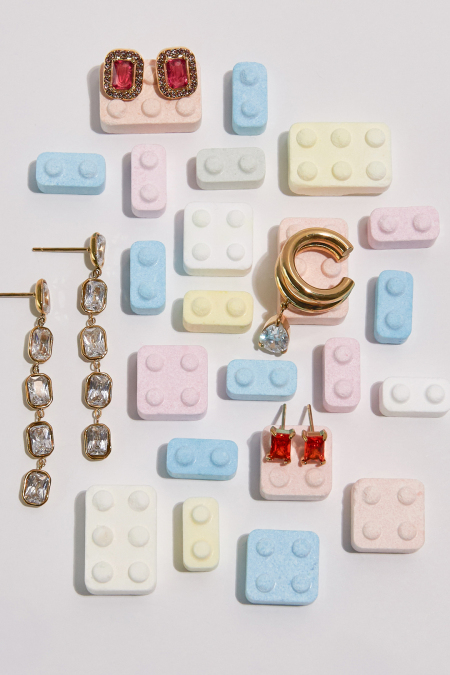 Pendientes de aro de acero inoxidable con forma elíptica, sencillos para uso diario, de la serie Simple. Joyería para mujer. 2