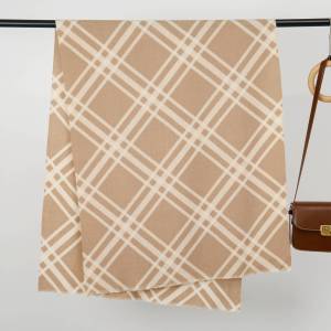 Simple Series Daily Plaid Polyester Winter Scarves h5 Picture6