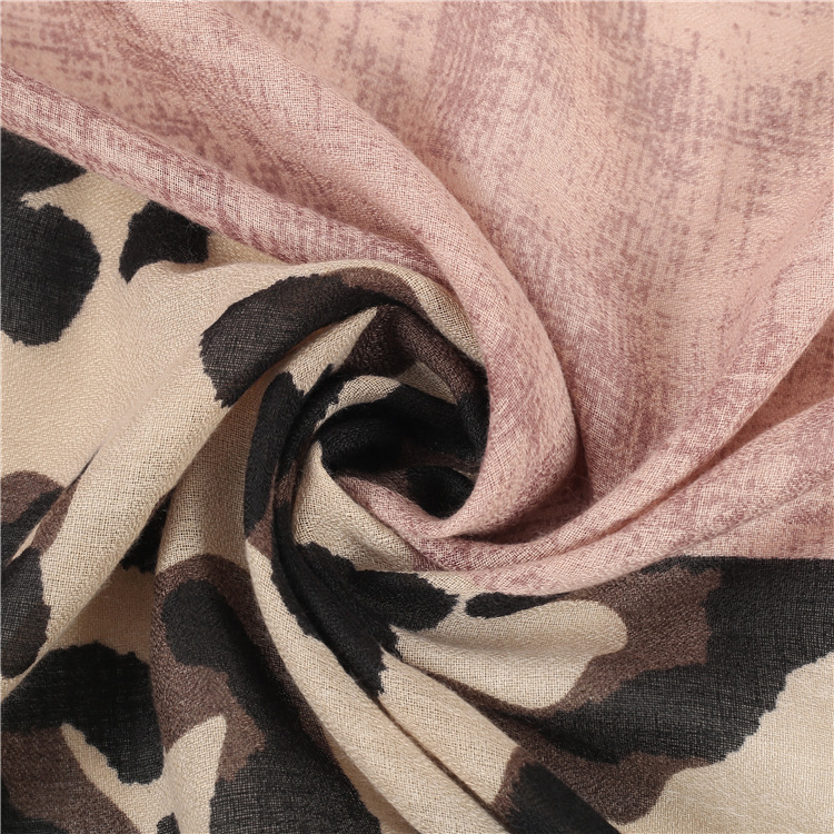 Simple Series Retro Leopard Print Mixed Color Polyester Winter Scarves Picture8