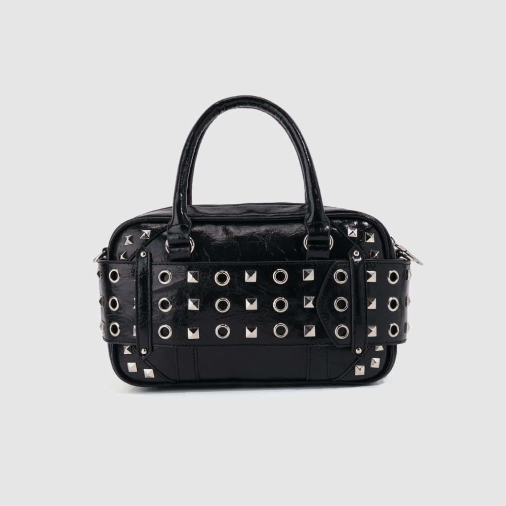 Streetwear Style Studded Rivet Pu Women's Handbags Picture6