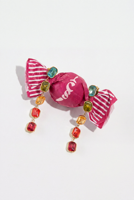 Pendientes colgantes de acero inoxidable con forma geométrica, elegantes, ideales para reuniones o fiestas. Colección de lujo para mujer. 2