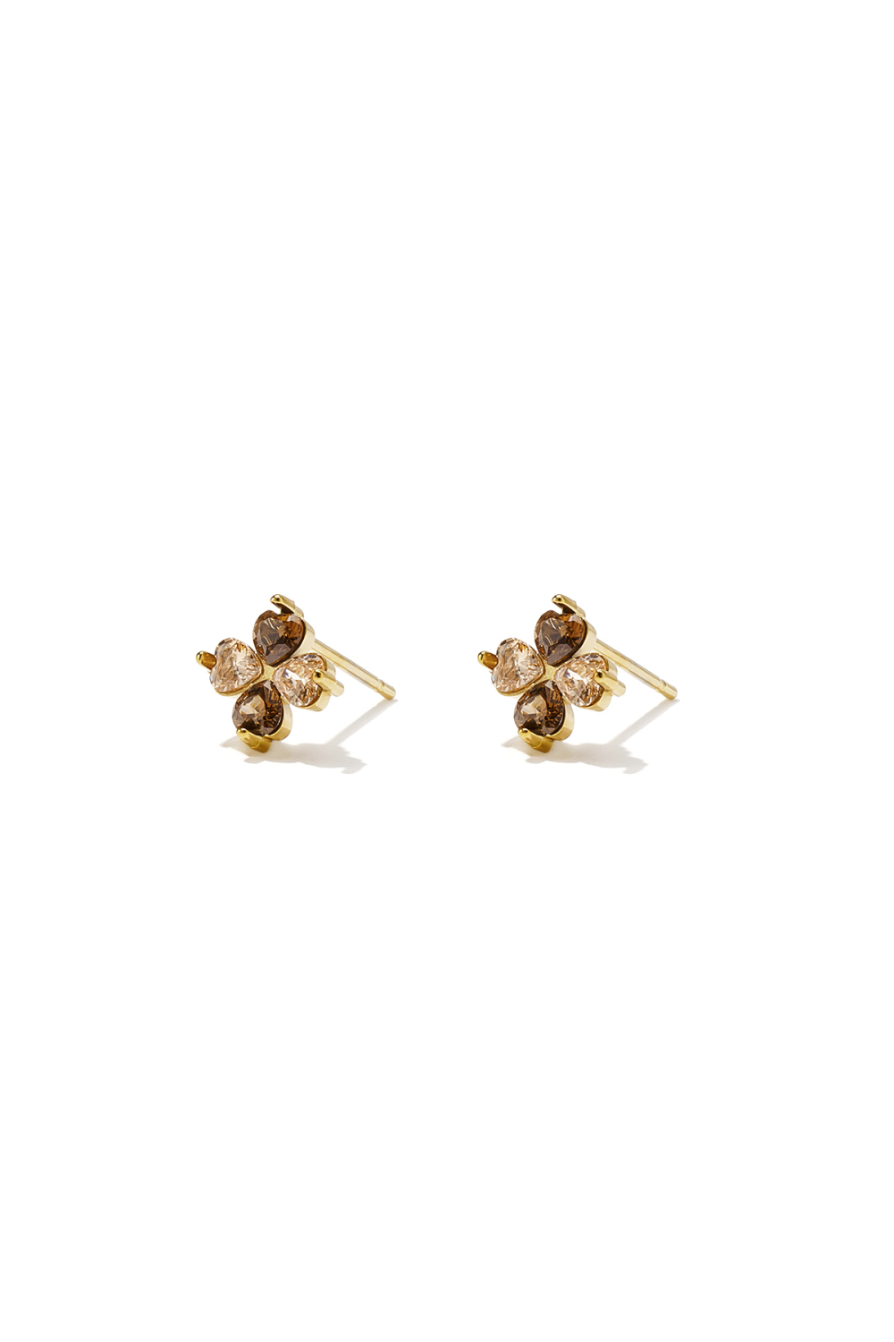 Stainless Steel Stud Earrings Heart Simple Daily Simple Series Women's Jewelry 