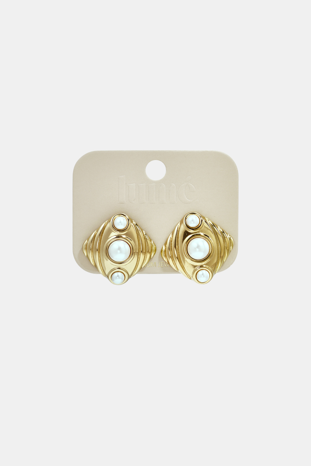 Stainless Steel Stud Earrings Geometric Shape Simple Daily Simple Series Women's Jewelry Picture3
